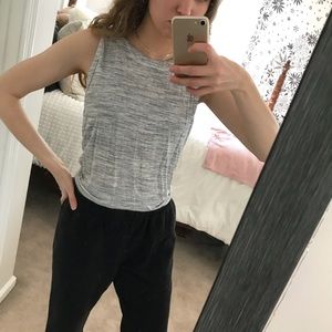 5/$25 Tie in the back grey tank